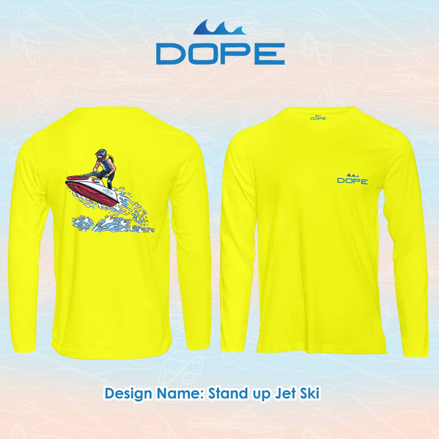 Stand-Up Jetski - Long Sleeve Performance T-shirt